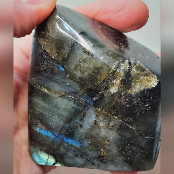Labradorite Crystal Freeform 0.97 Pounds - Picture 10 of 13